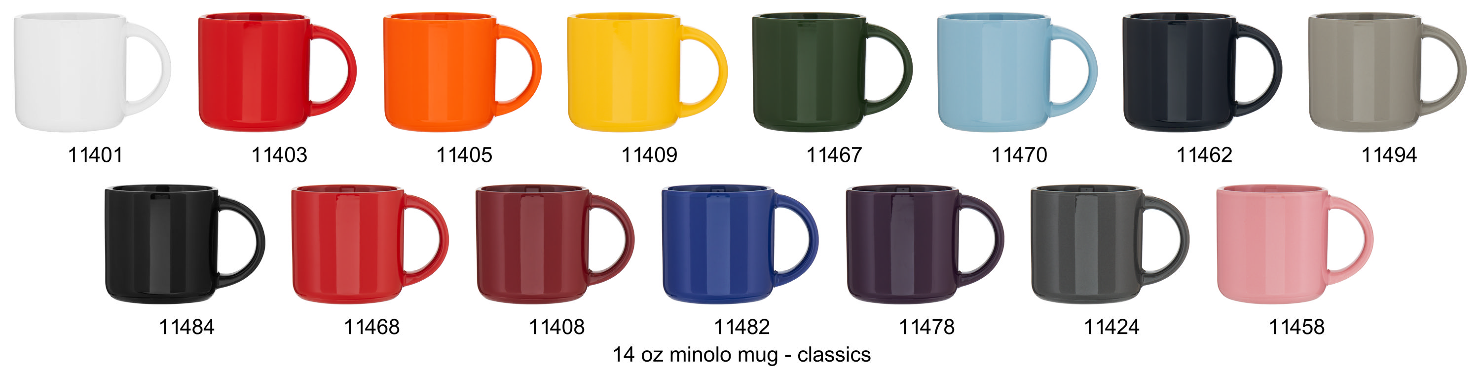 14 oz minolo mug - classics