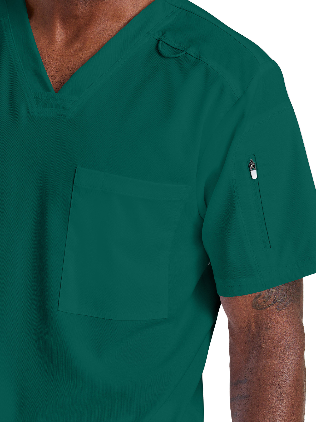 Grey's Anatomy Spandex Stretch - Men's Two-Pocket V-Neck Murphy Scrub Top 49