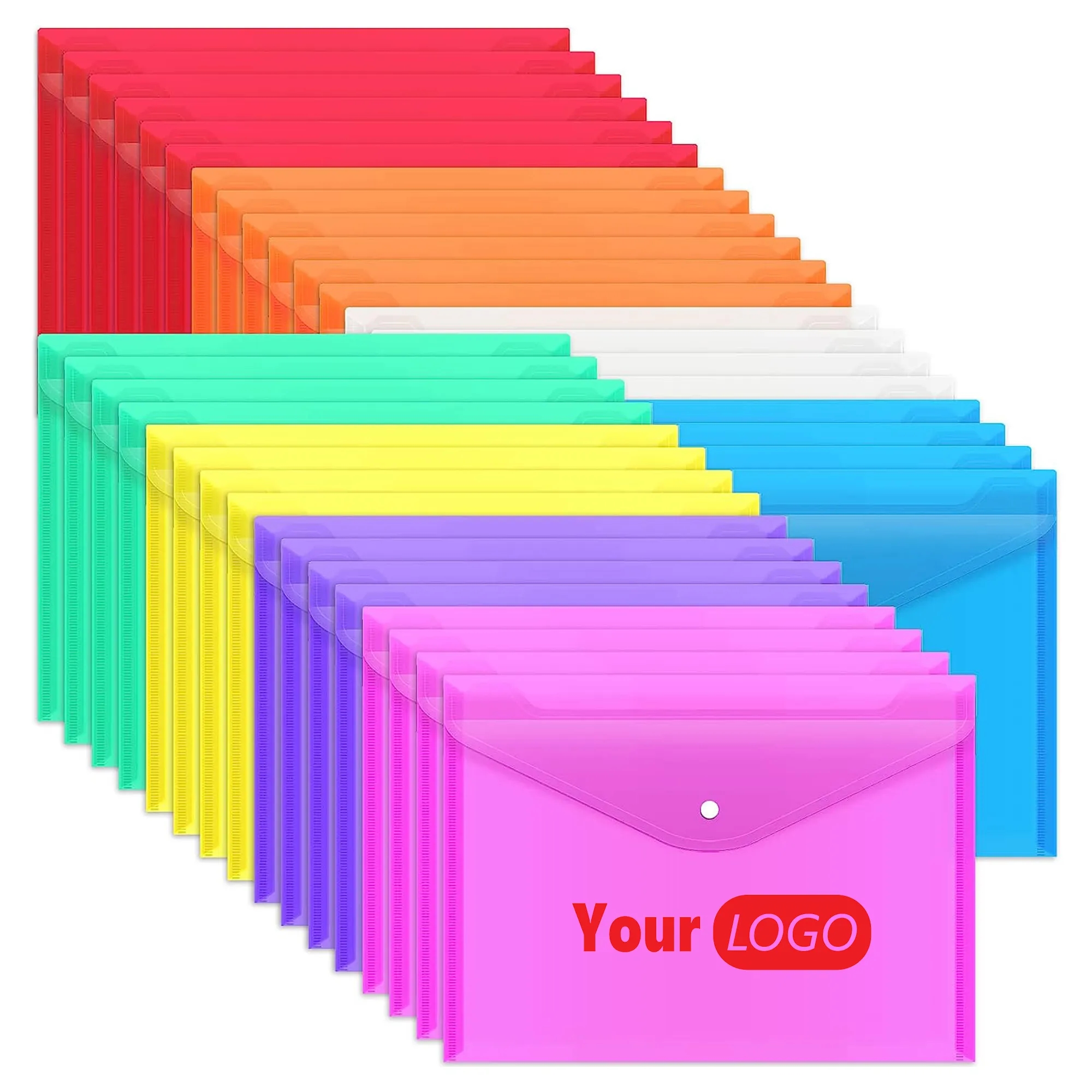 A4 Letter Size Plastic Document File Bag 2