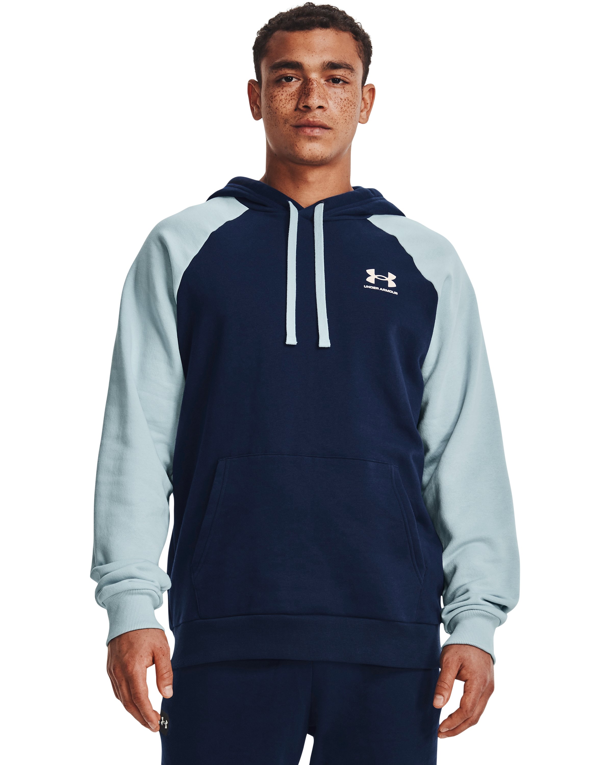 UA Rival Fleece Colorblock Men's Hoodie 5