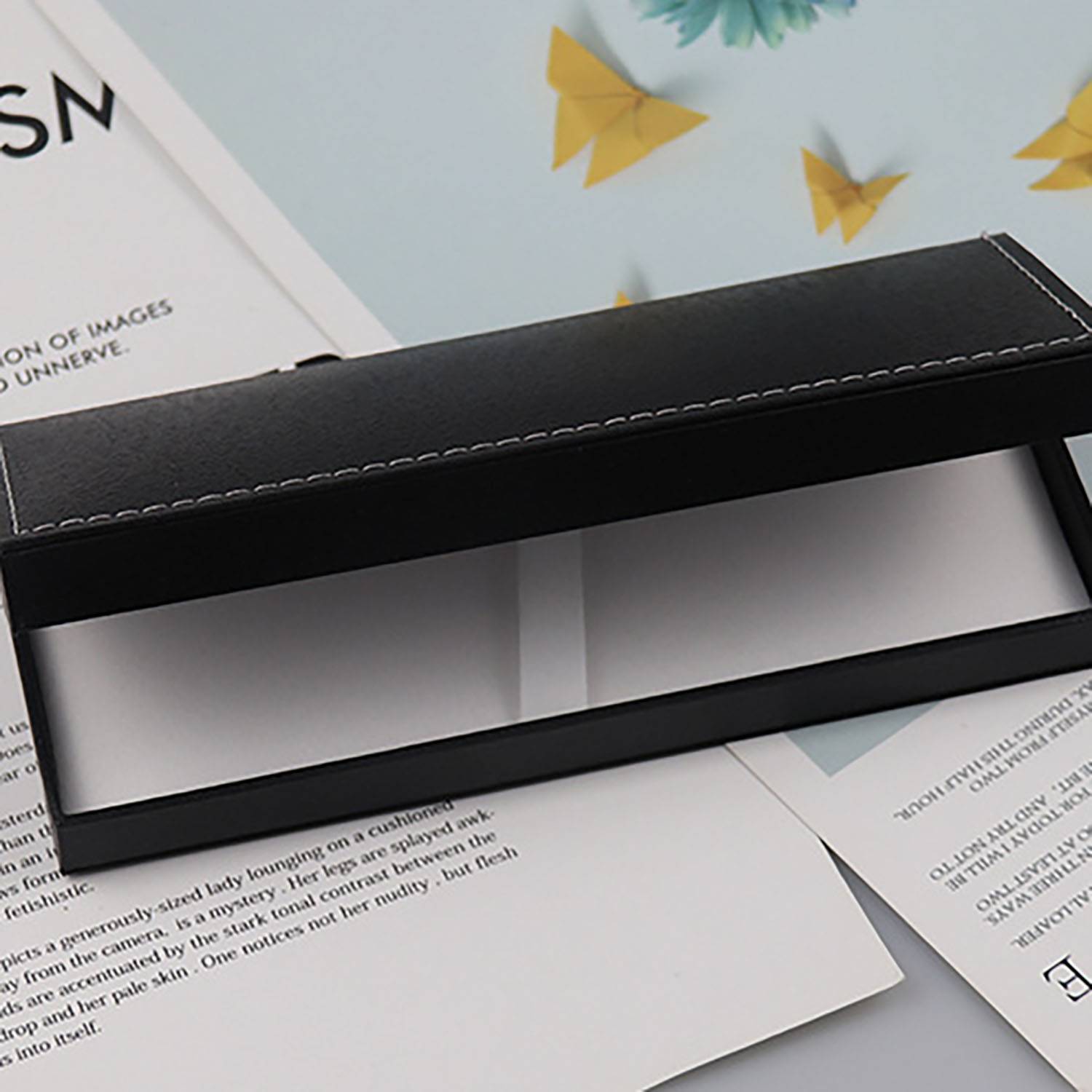 PU Paper Box & Pen Gift Set 1
