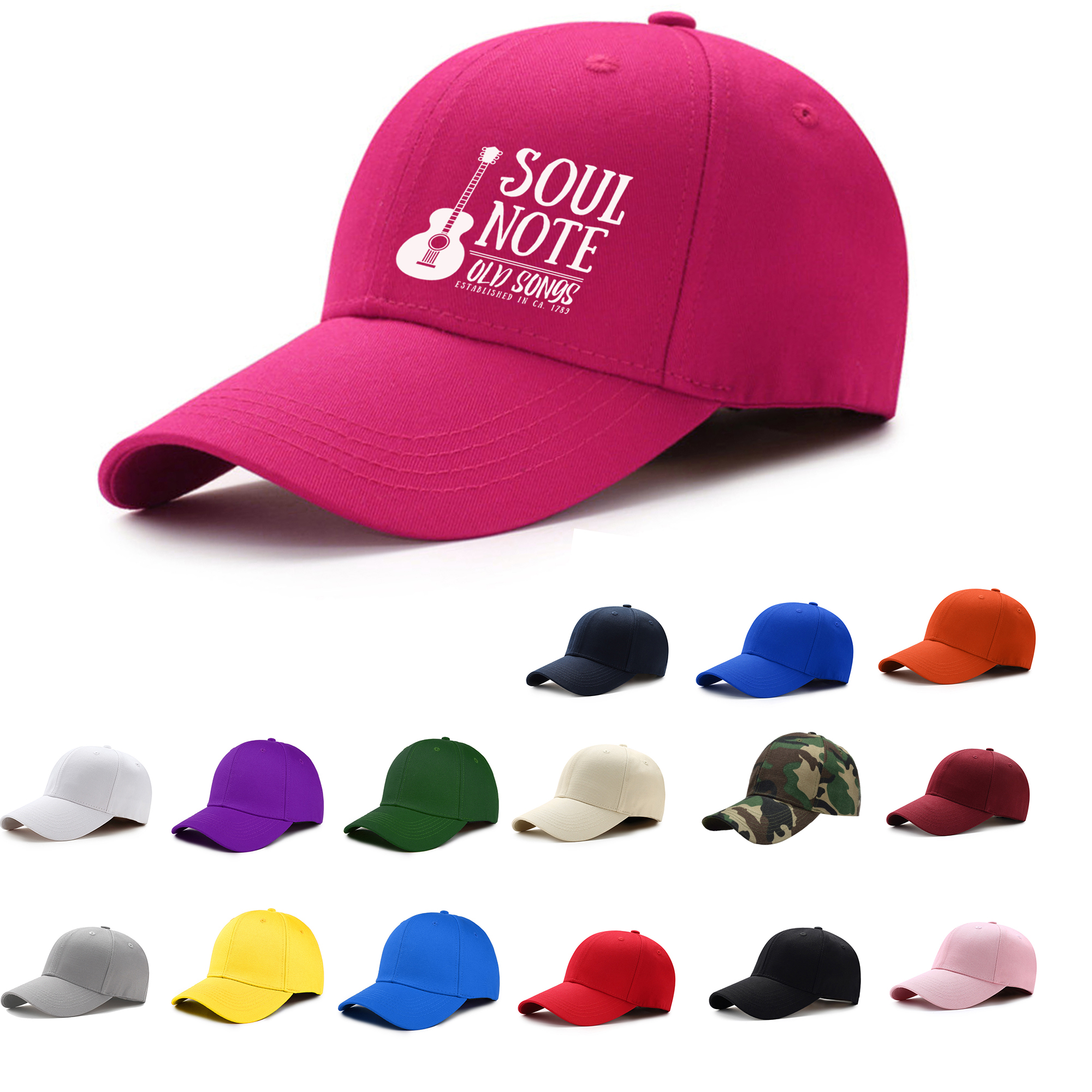 6 Panel Garment Cotton Twill Baseball Cap 1