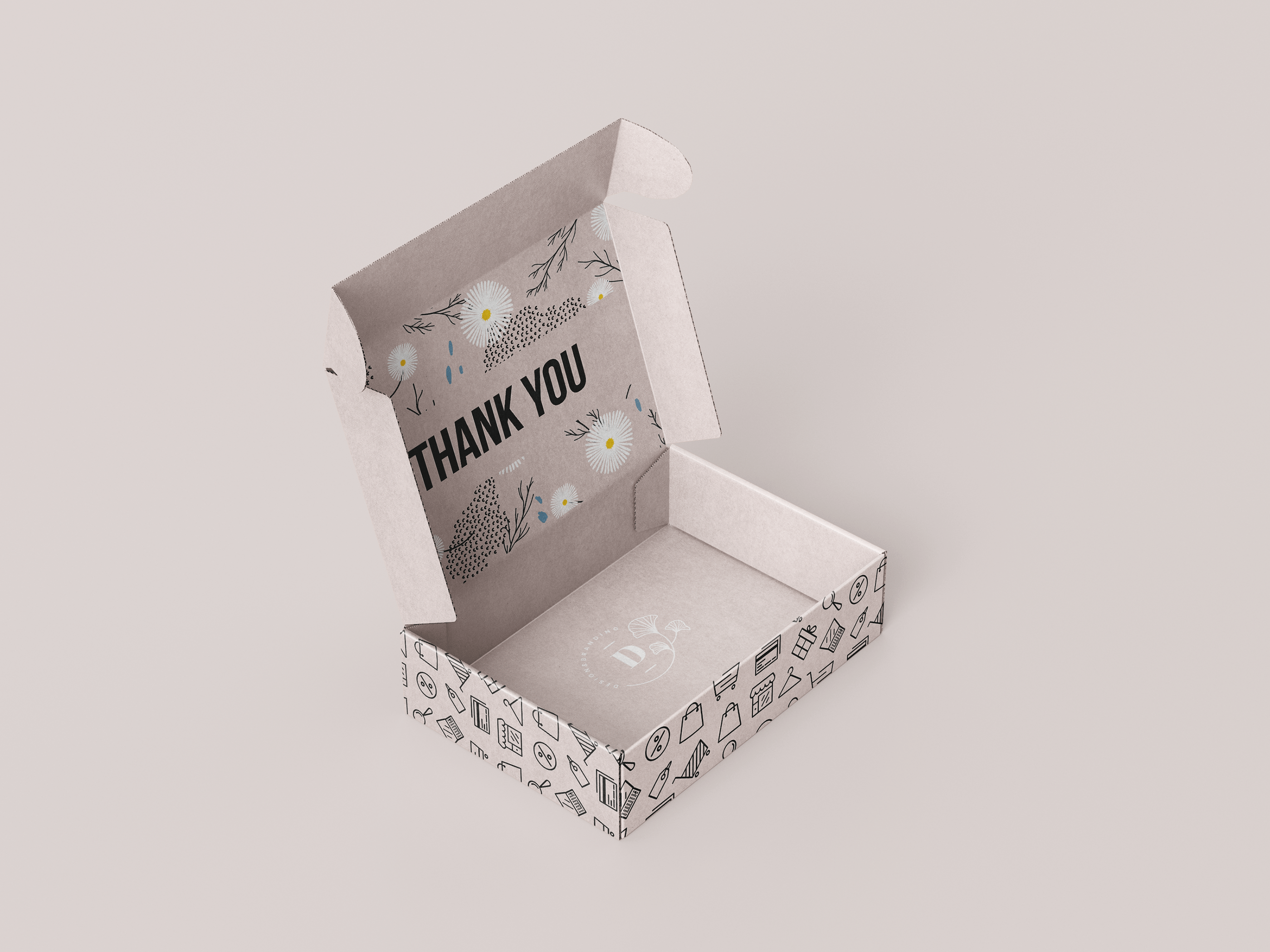 E-flute Cardboard Tuck Box Campaign Mailer 2