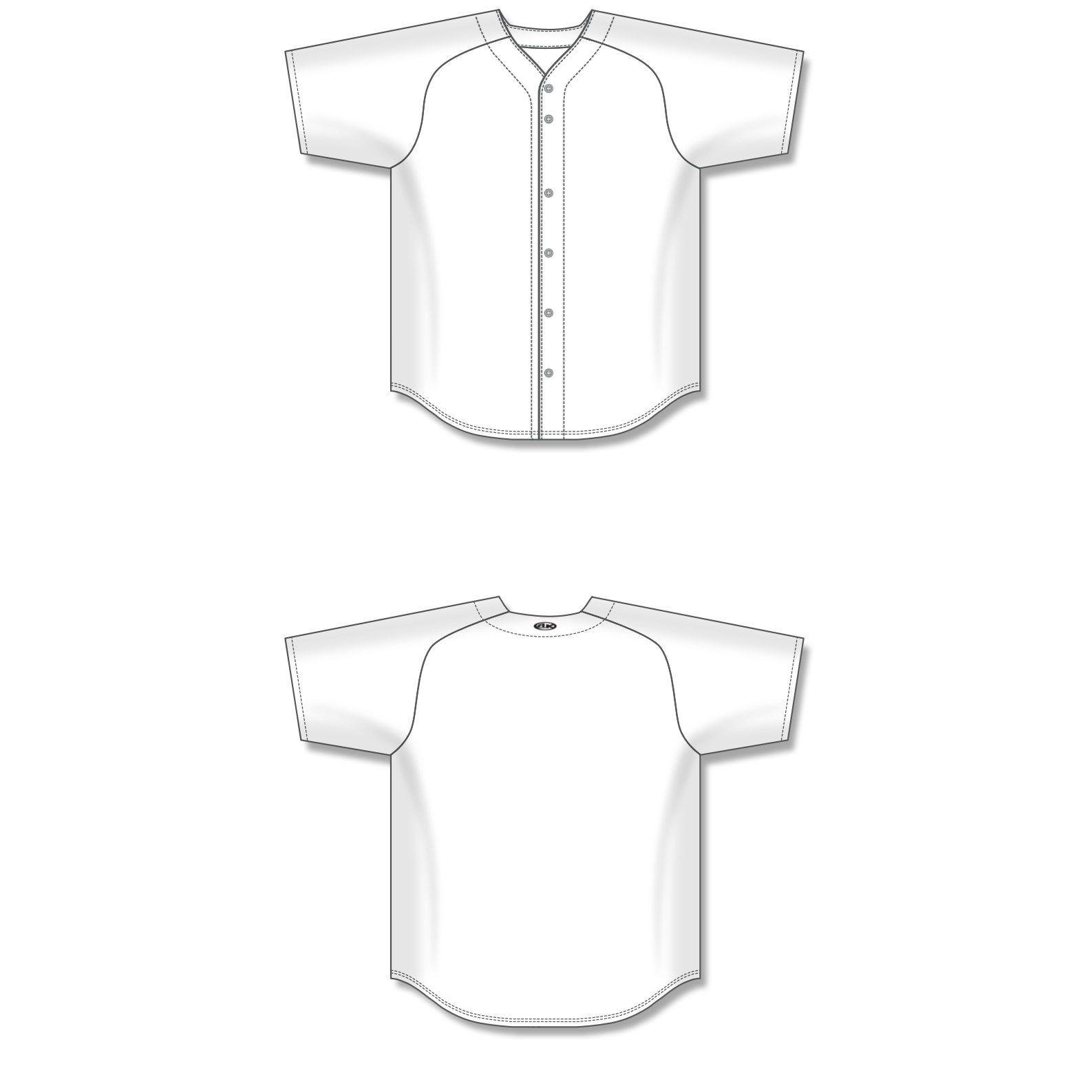 Full Button Baseball Jerseys BA5200-G01 37