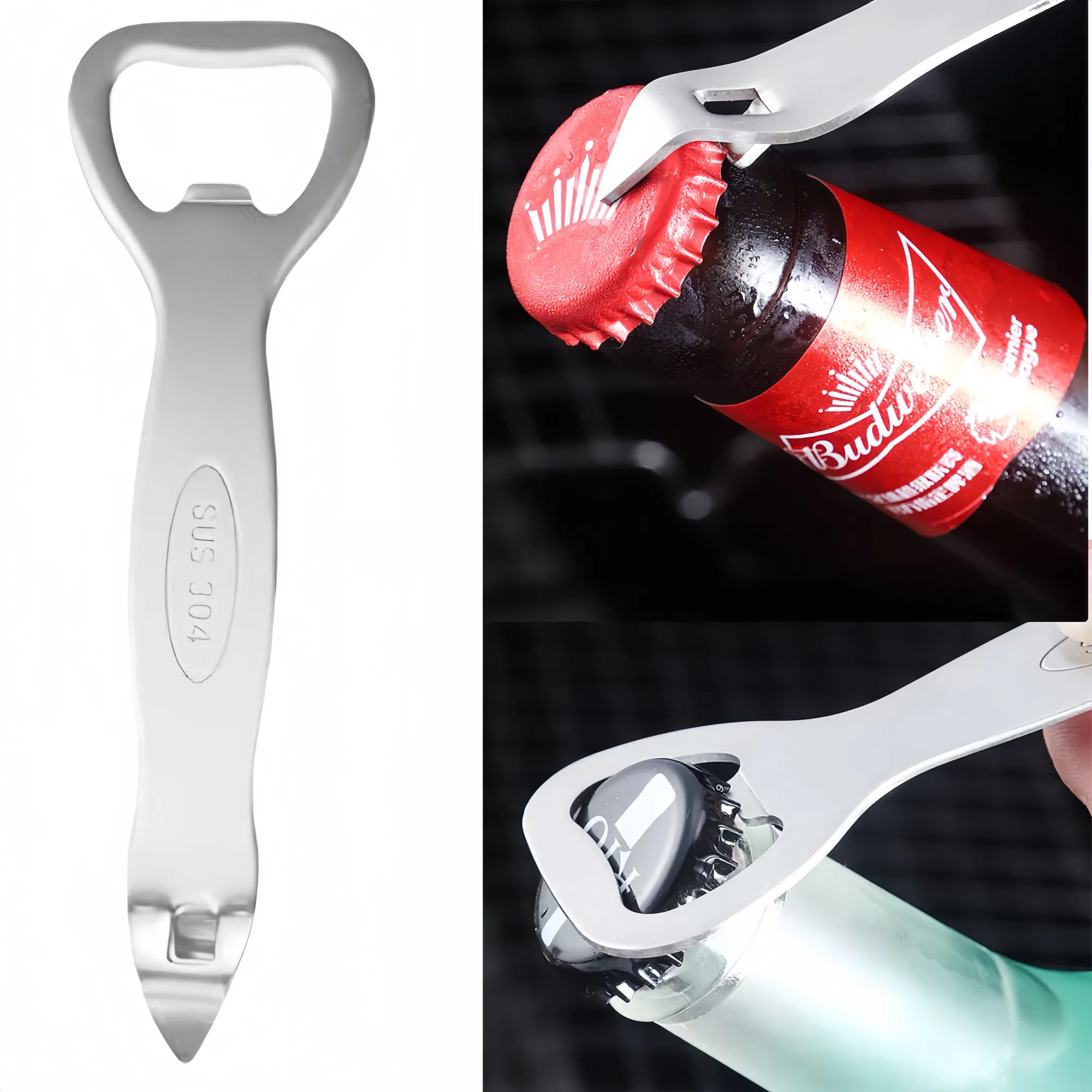 Multi-functional Stainless Steel Bottle Opener 4