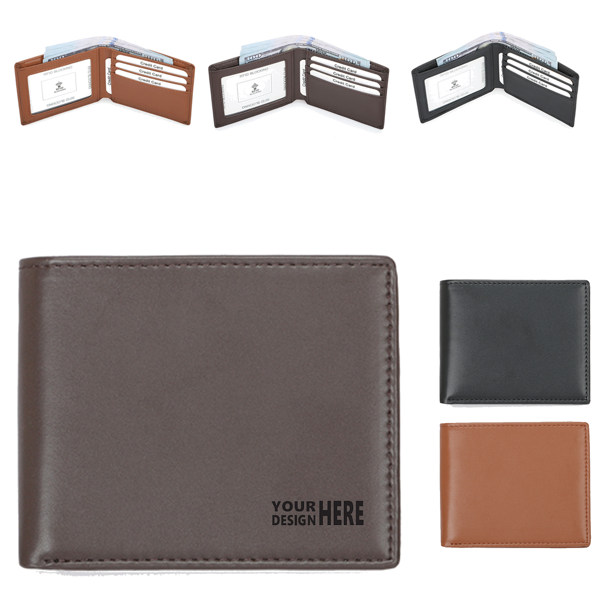 Microfiber Leather Wallet for Men 2