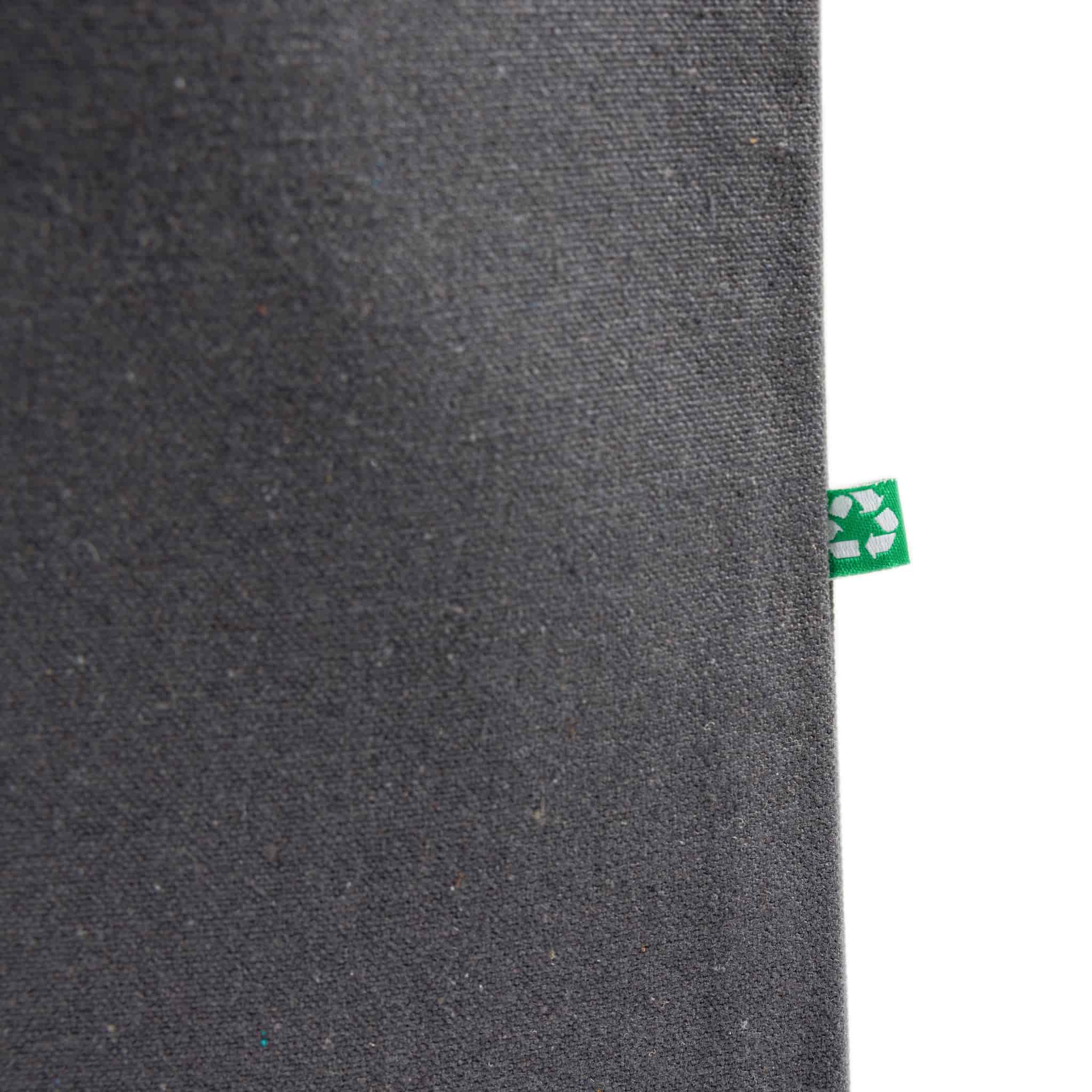 Recycled Canvas Trendy Flat Tote Bag 12