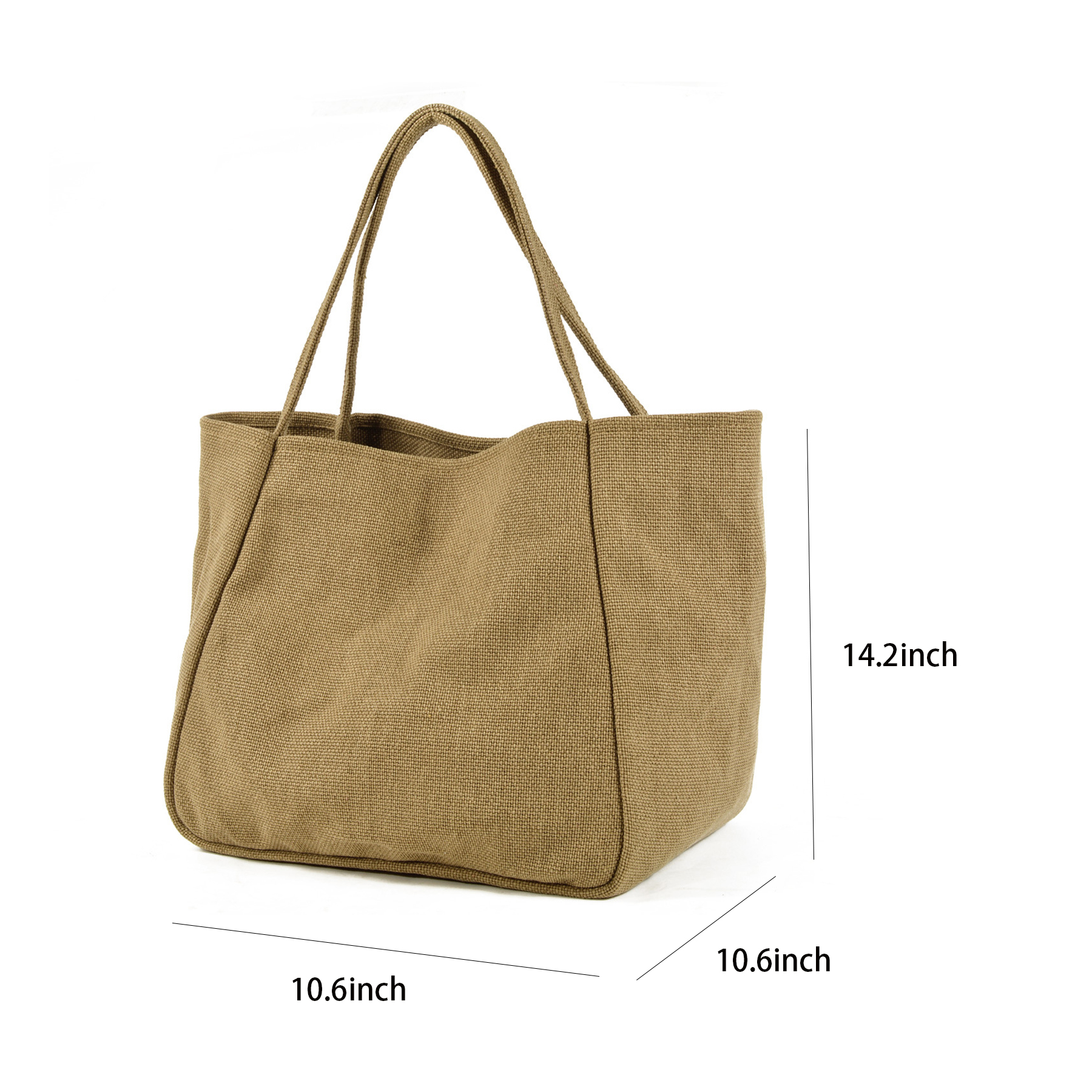 Jute Foldable Tote Bag for women, custom tote bag with logo imprint 2