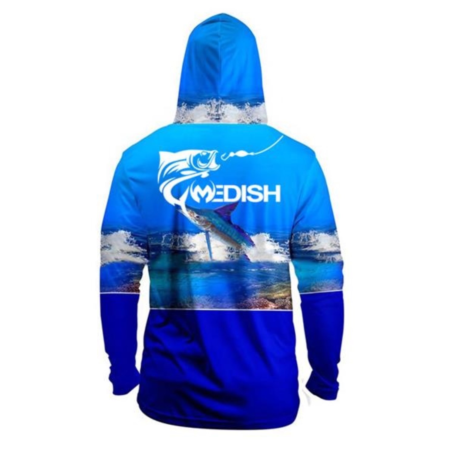 160 GSM Brushed Milk Silk Unisex Hooded long sleeve T-shirt 2