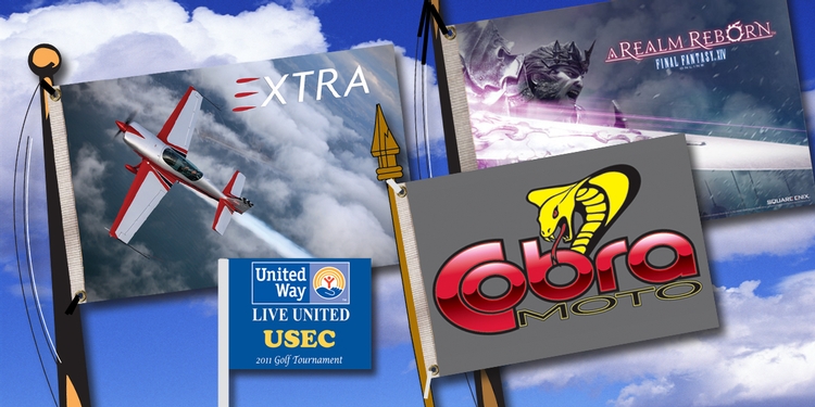 Rush 48 Hour 14"x20"' Double Sided Golf Flag