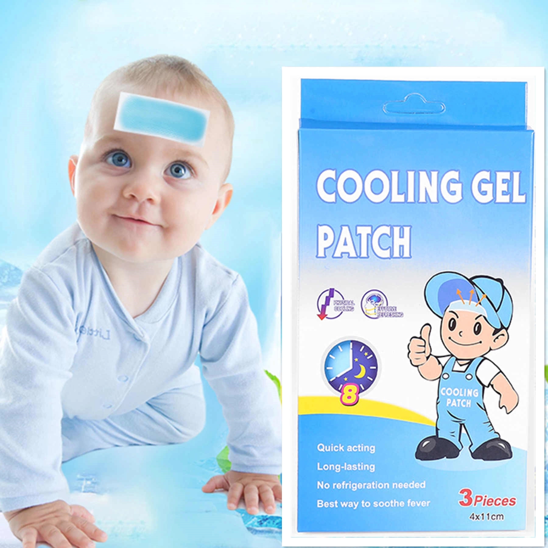 3 PCS Fever Cooling Patch 1