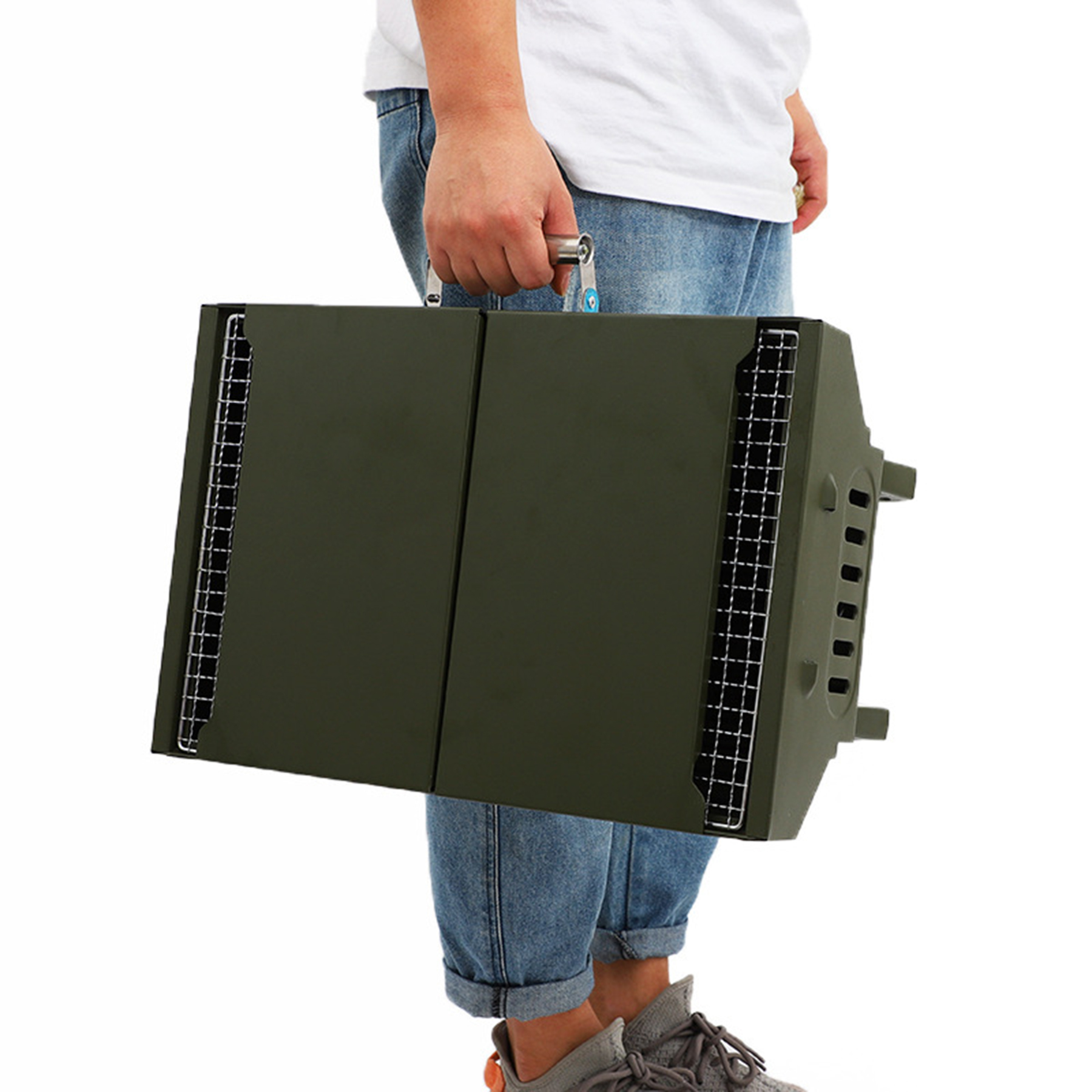 Portable Camping Charcoal Barbecue Grill 2
