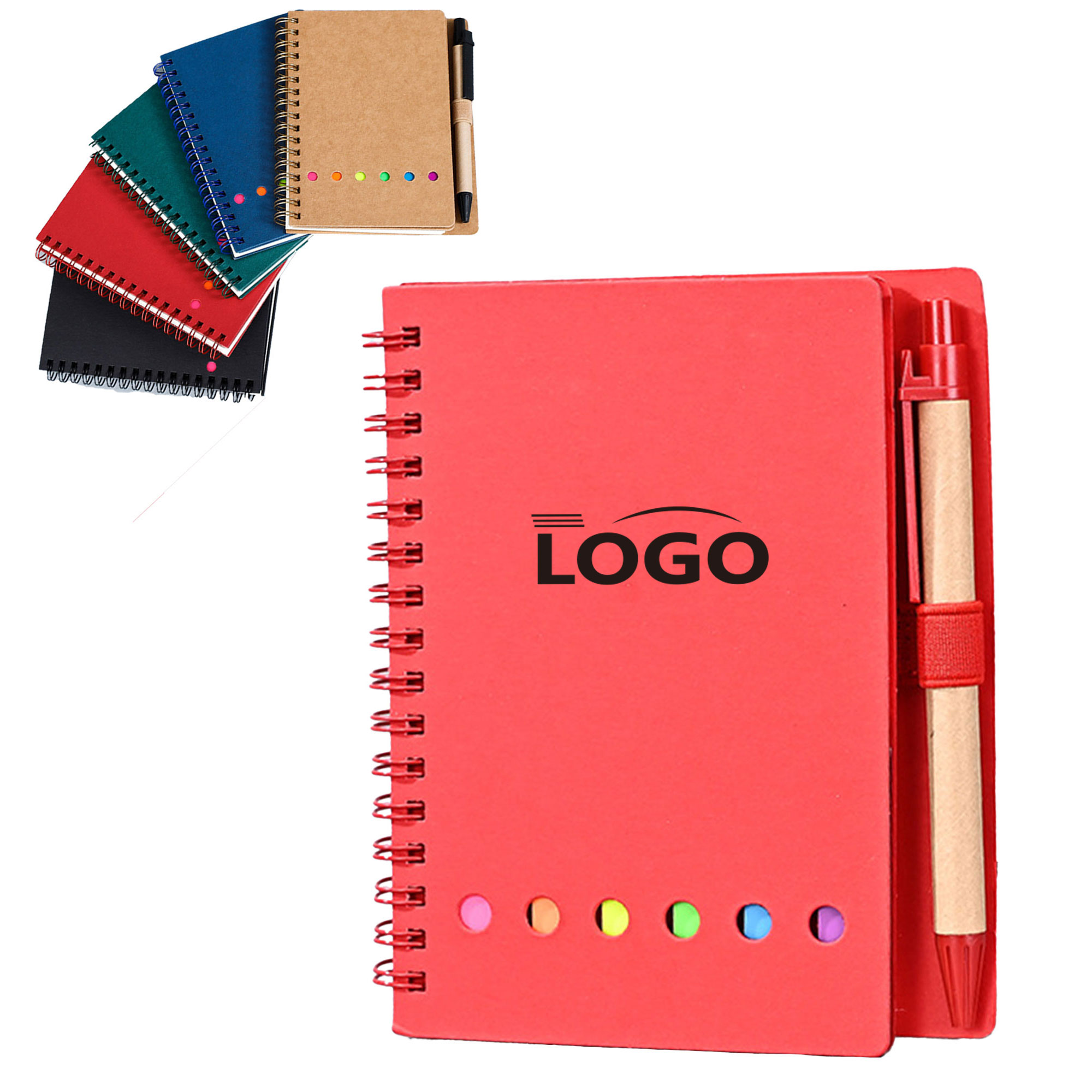 Kraft Paper Spiral Notebook Set 2