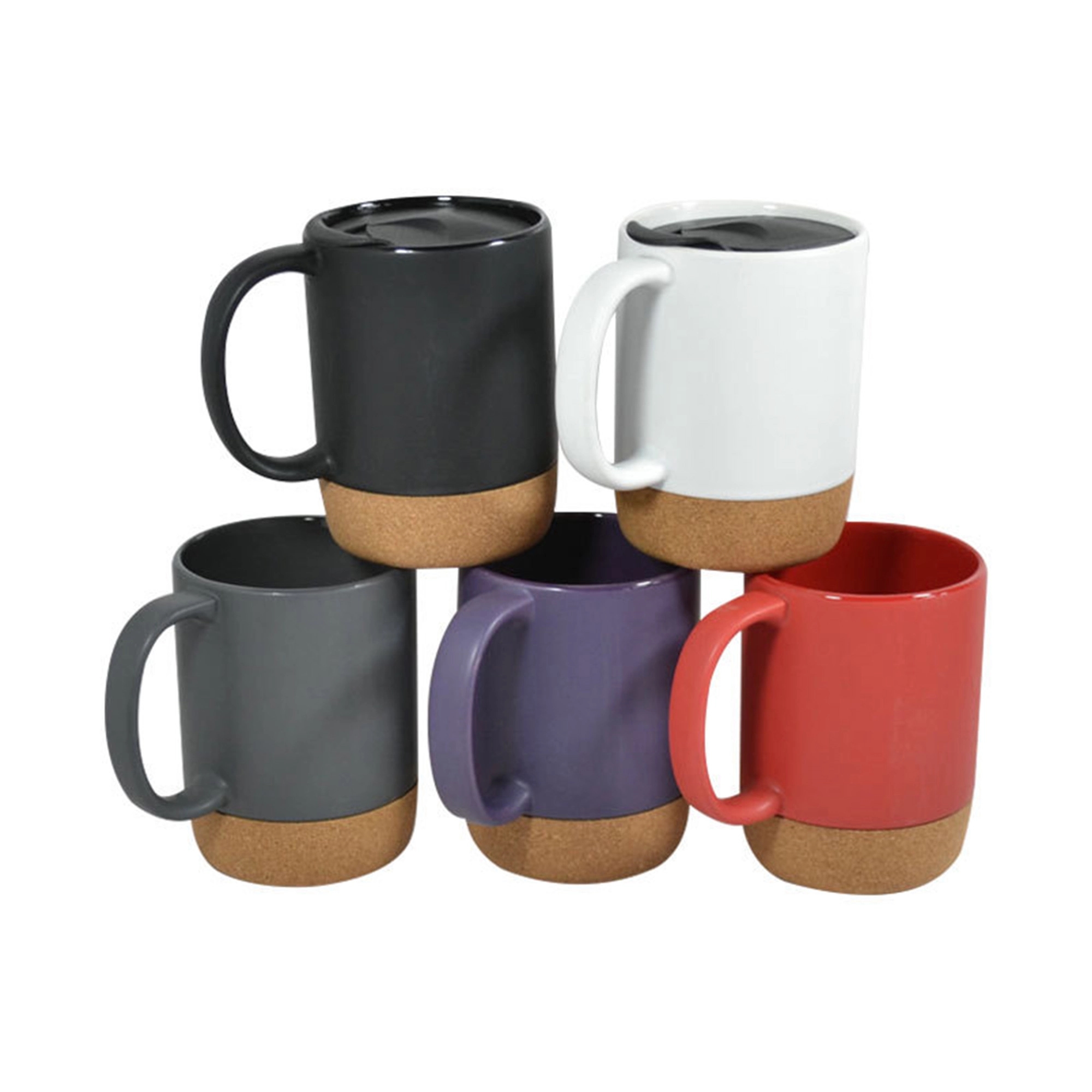 14 oz. Cork Base Ceramic Mug 4