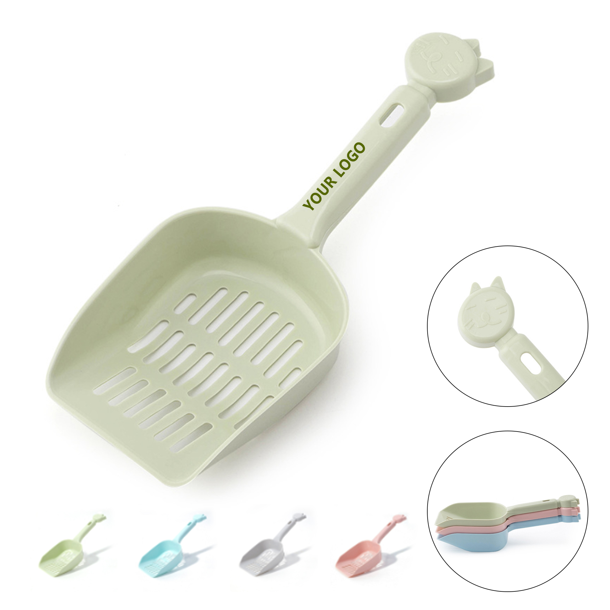 Plastic Cat Litter Scoop Poop Sifter 3