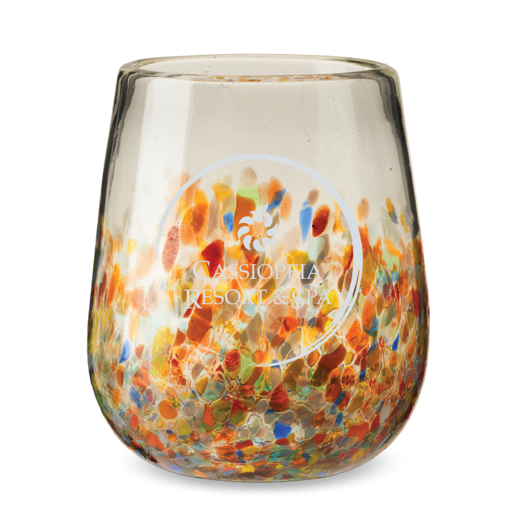 Twine Living® Artistico Stemless Recycled Wine Glass