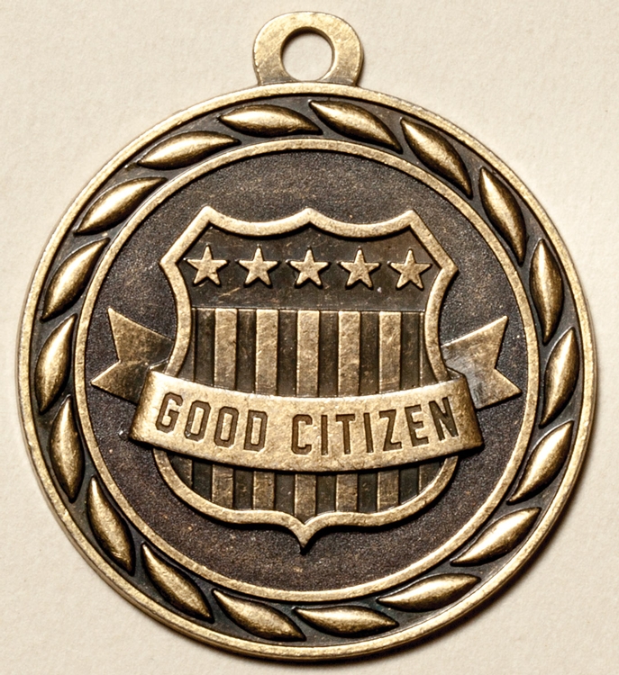 Good Citizen Medal, 2" 2