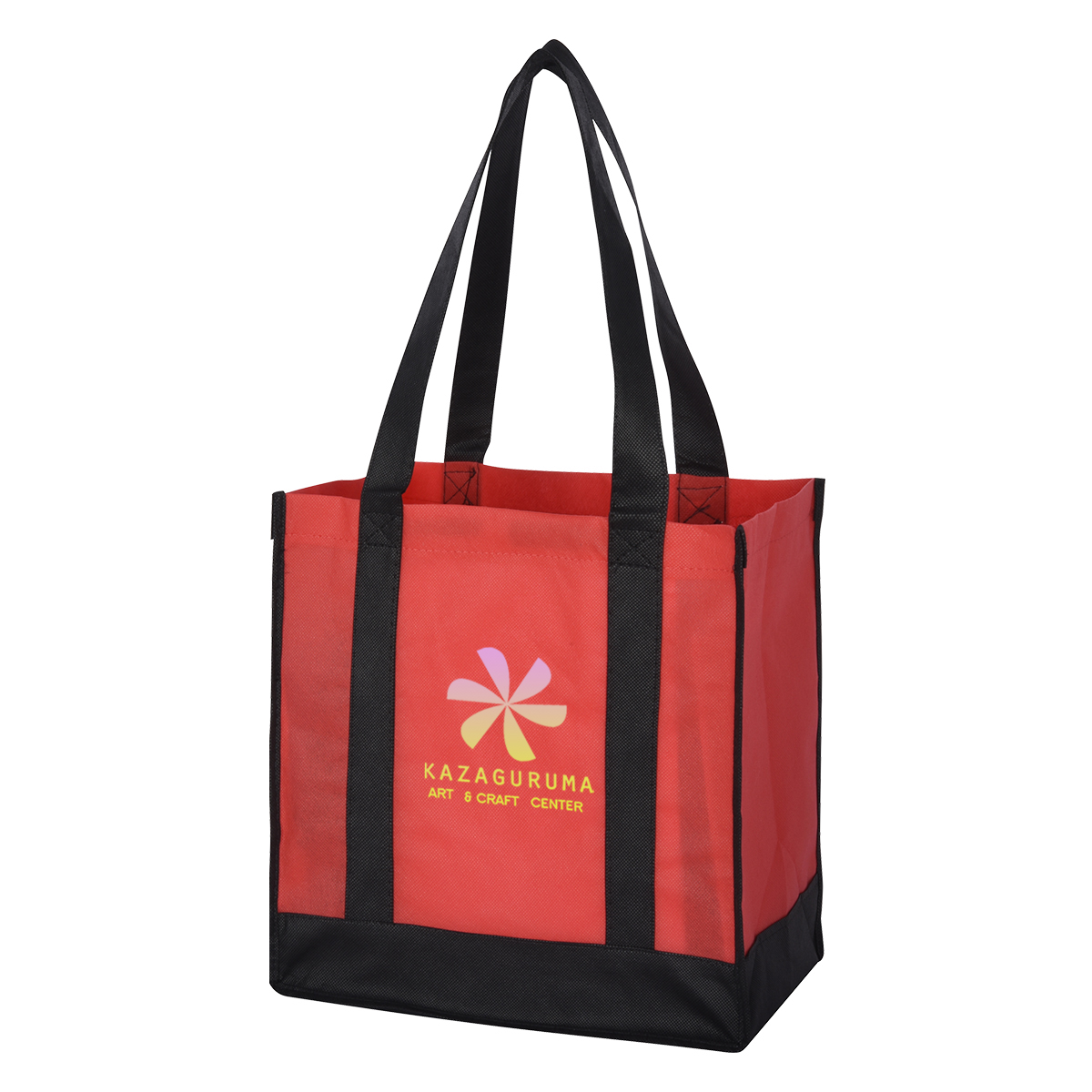 Non-Woven Two-Tone Shopper Tote Bag 23
