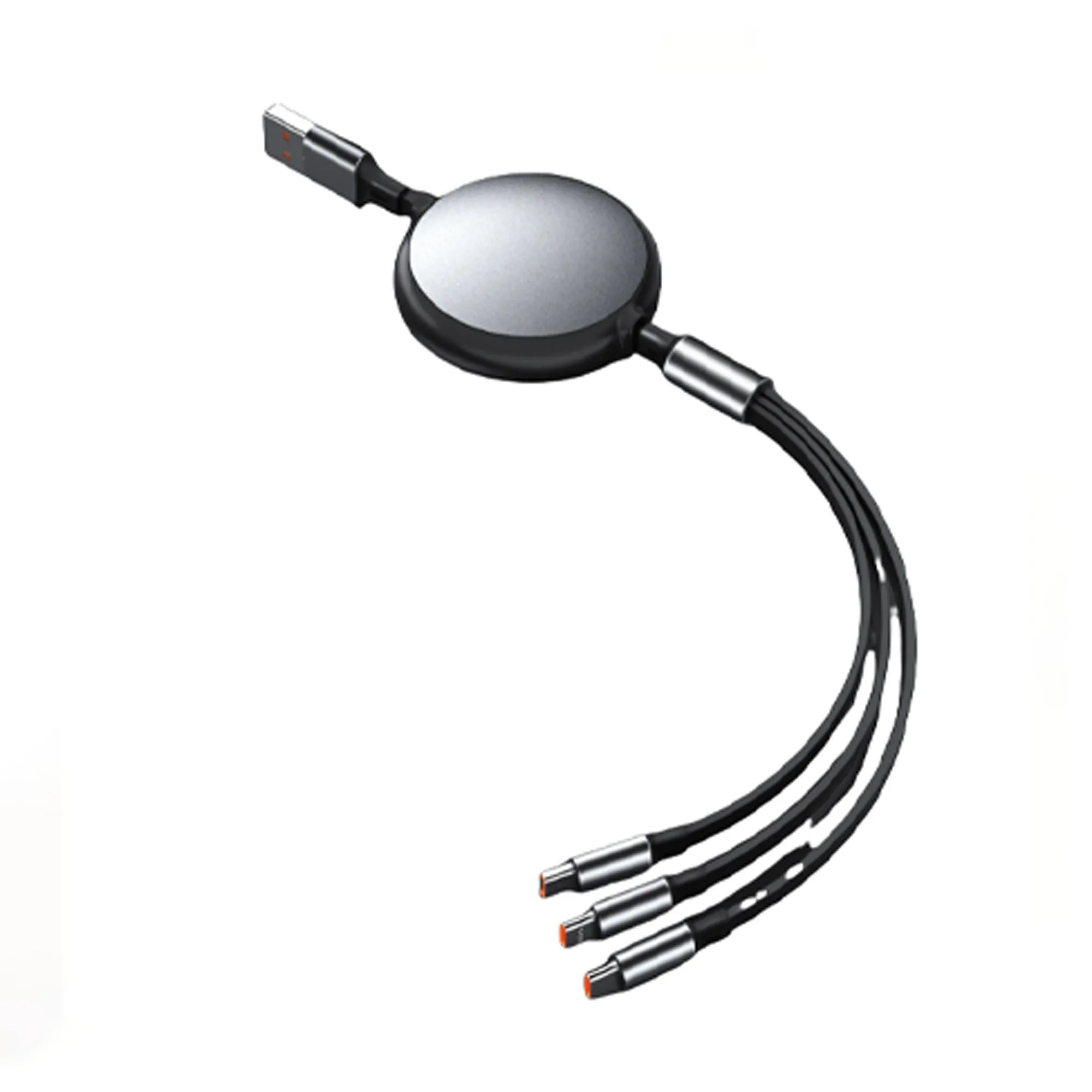 Retractable 100W 3 in 1 Charging Cable 7