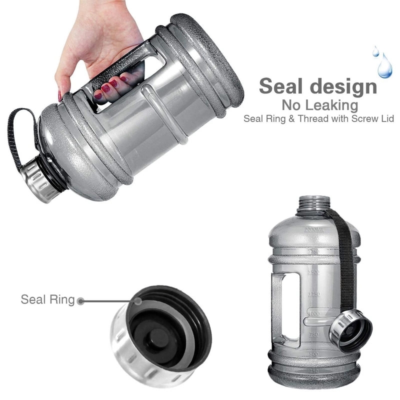 2.2L(73oz) Large Capacity Sports Water Bottle With Handle 4