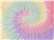 Unisex Tie-Dyed Hooded Long Sleeve T-Shirt - 2777 3