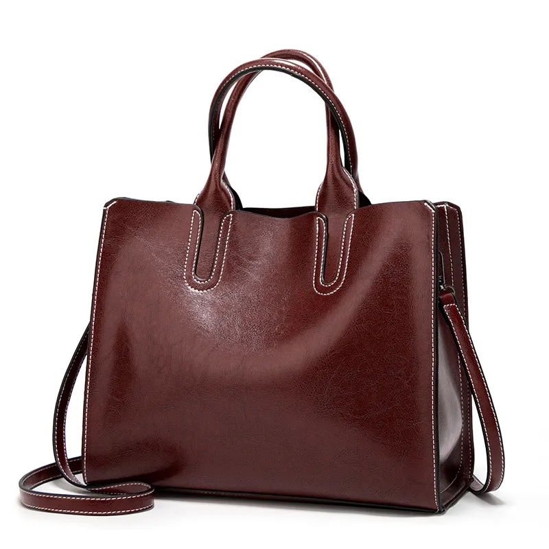 Women's Large Capacity Retro Mature Handbag 2