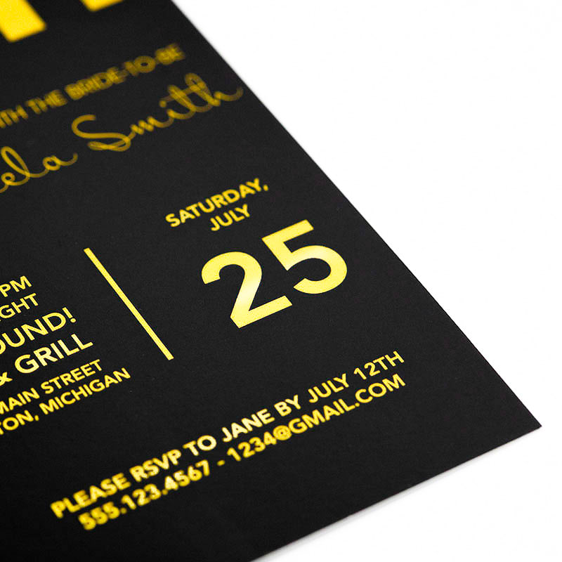 Custom Full Color 5 X 7 Inch Invitation Cards 32