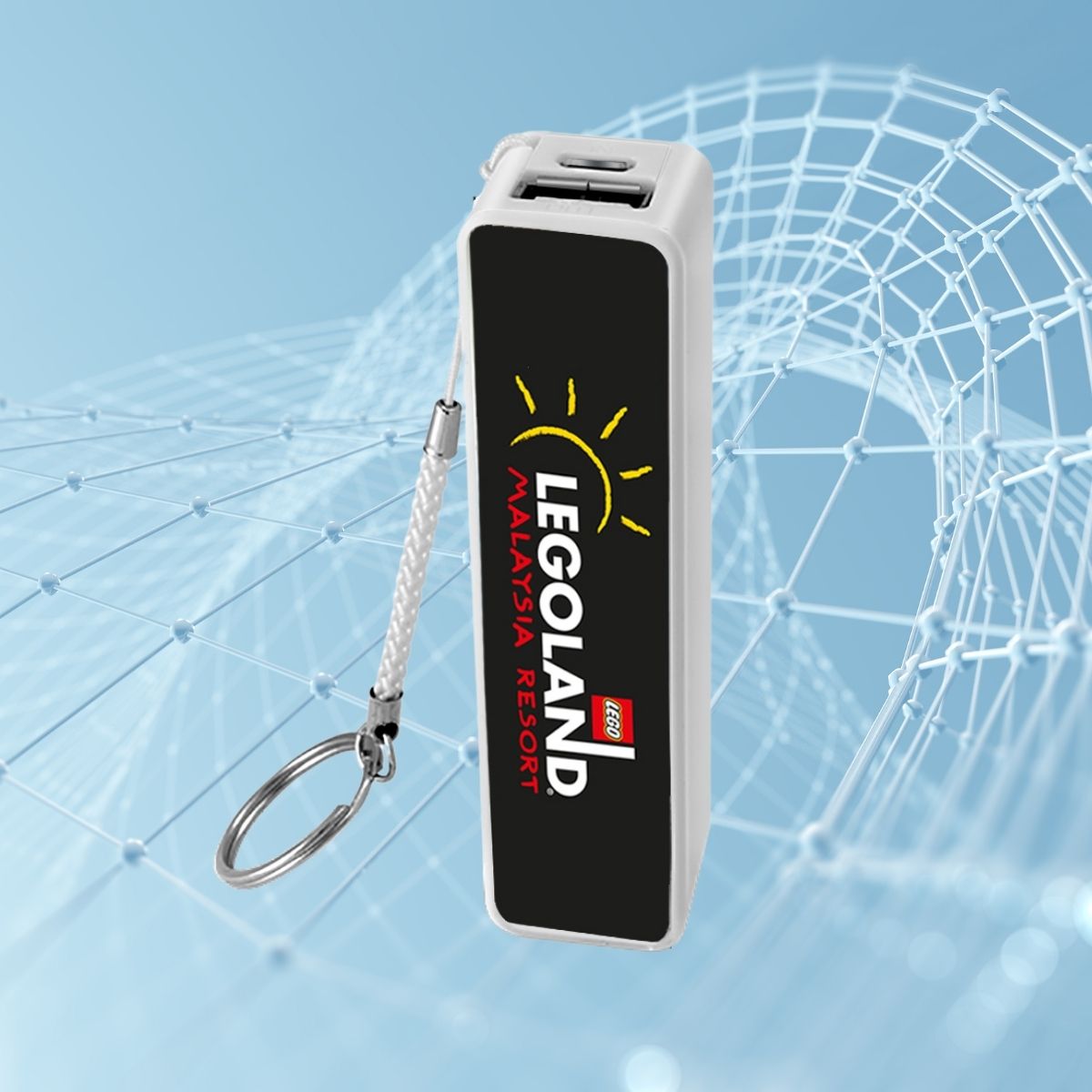 Graham Photo Power Bank UL Listed w/ Key Chain - 2200mAH 5