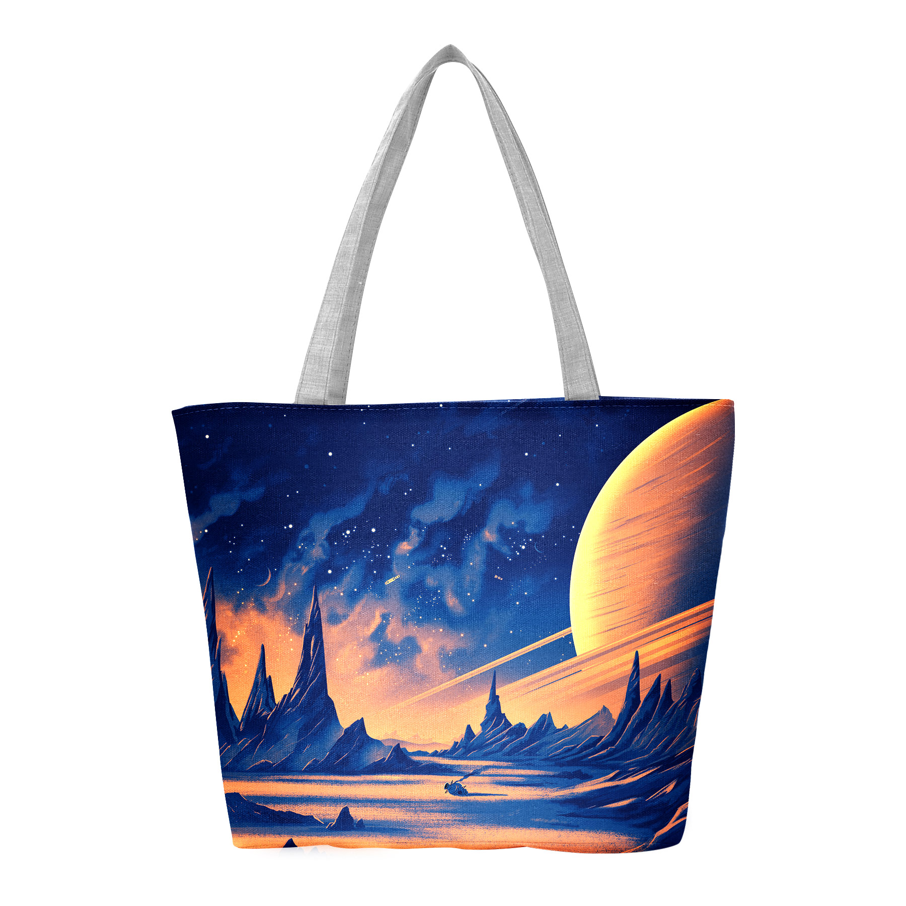 Canvas Tote Bag With Customized Pattern, custom tote bag with logo imprint 5
