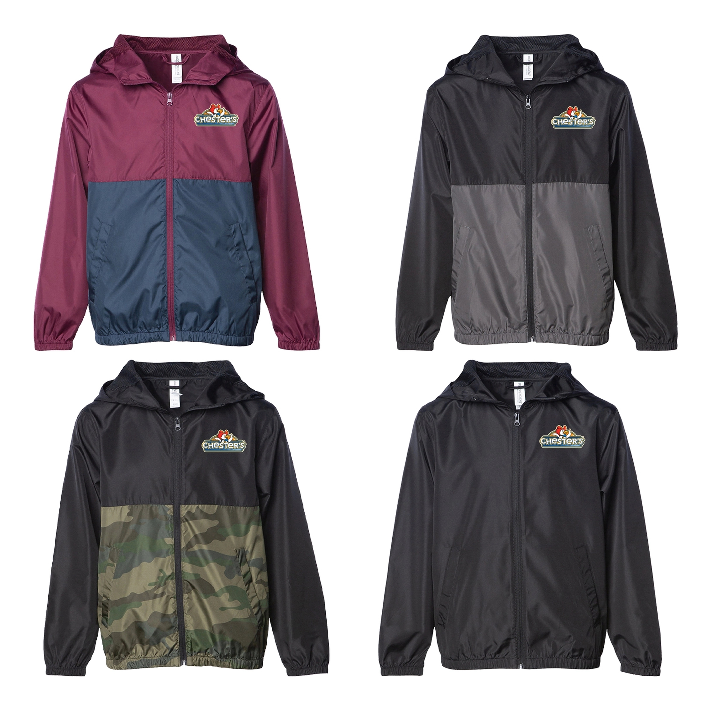 Independent Trading Co. Youth Lightweight Windbreaker Jacket