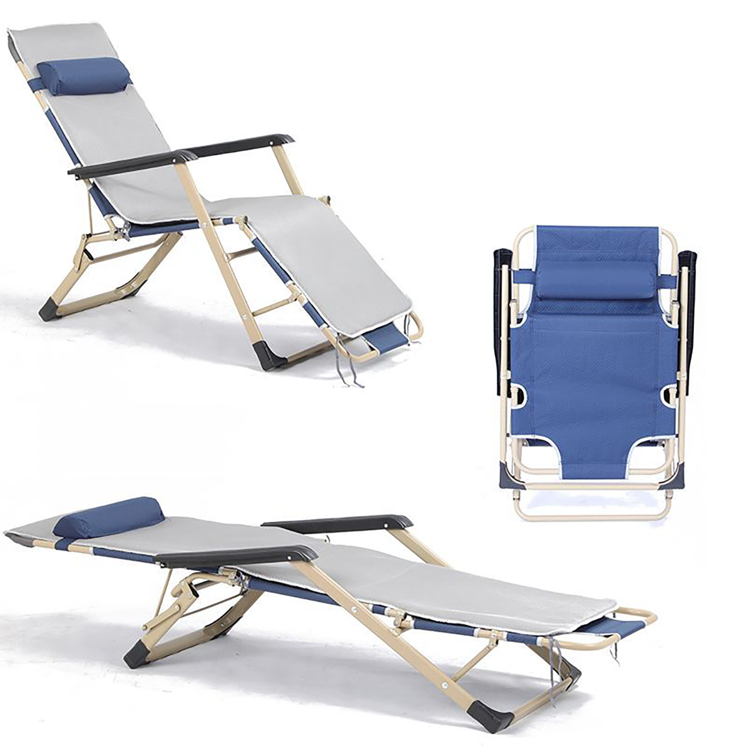 Foldable Recliner with Dual Use for Leisure and Napping 6