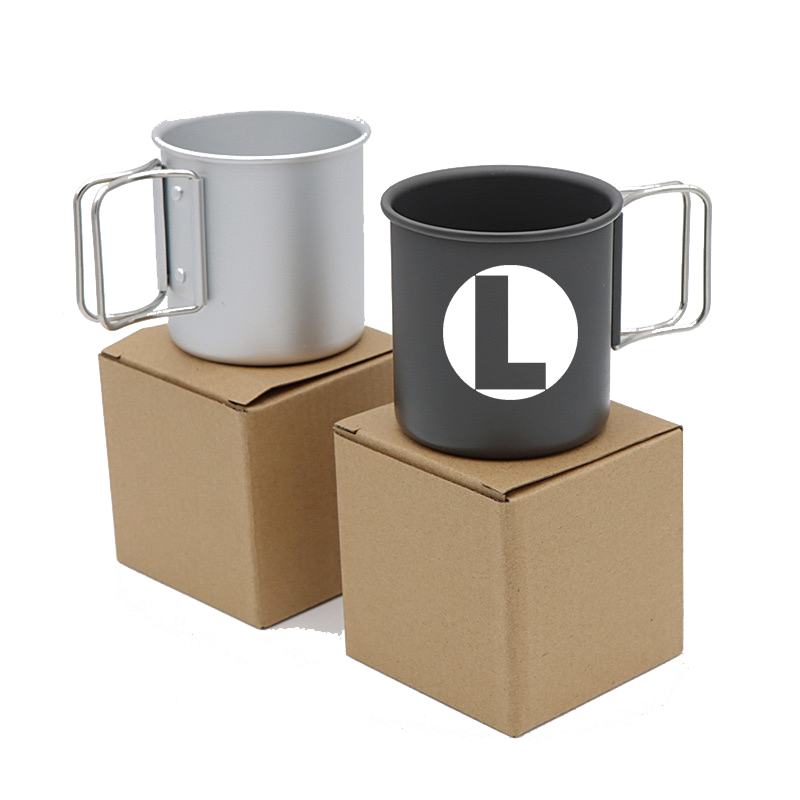 Foldable Handle Aluminum Mug - 10oz 5