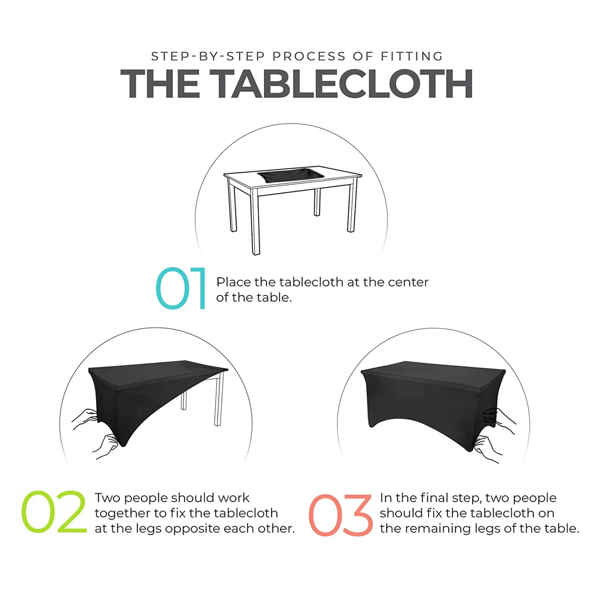 Spandex Table Cover 6 FT 6