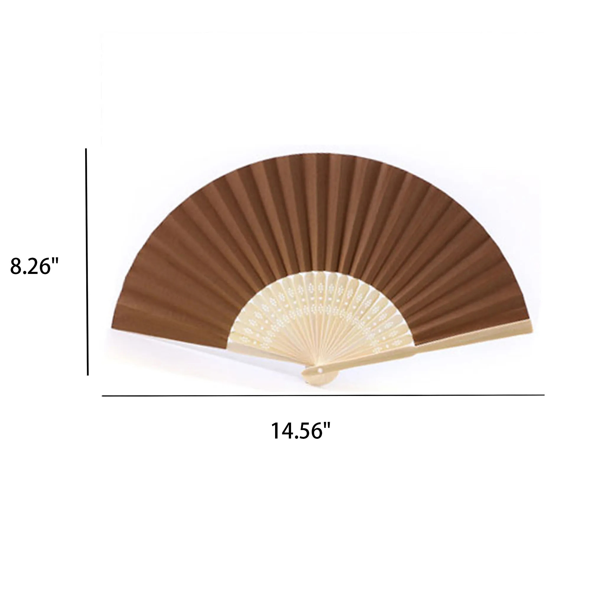Iridescent Festival Party Bamboo Hand Fan 3
