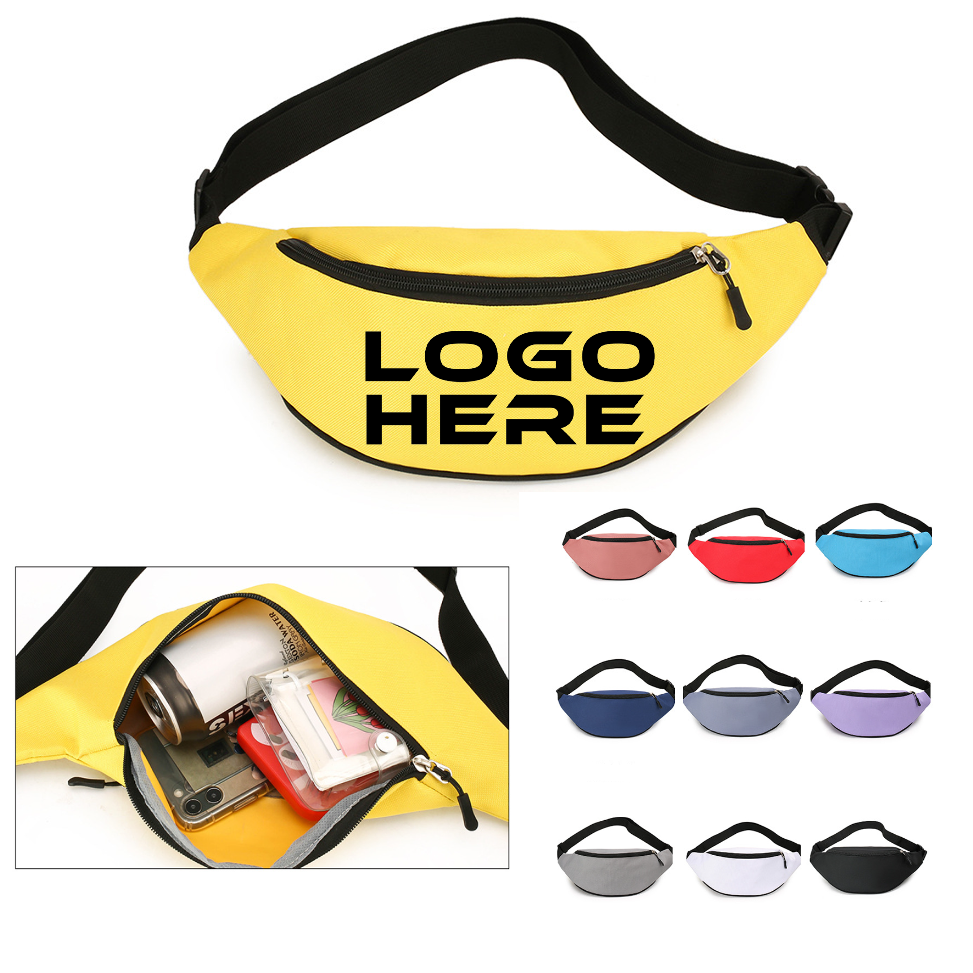 Durable Travel Fanny Pack Outdoor Sports Waist Bag 2