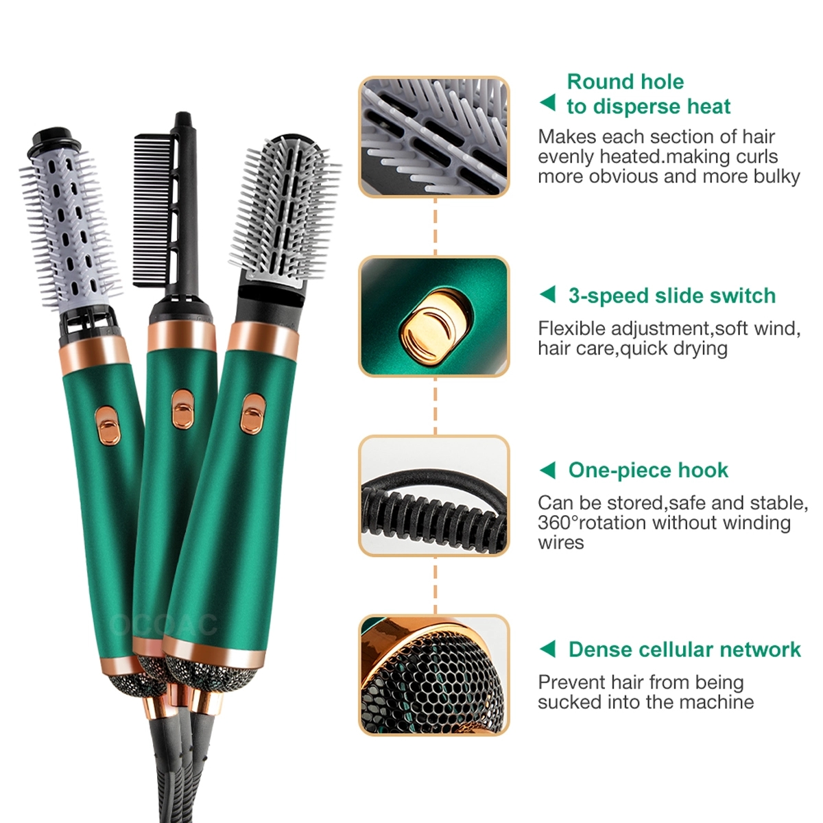 4 in 1 Hot Hair Brush 8