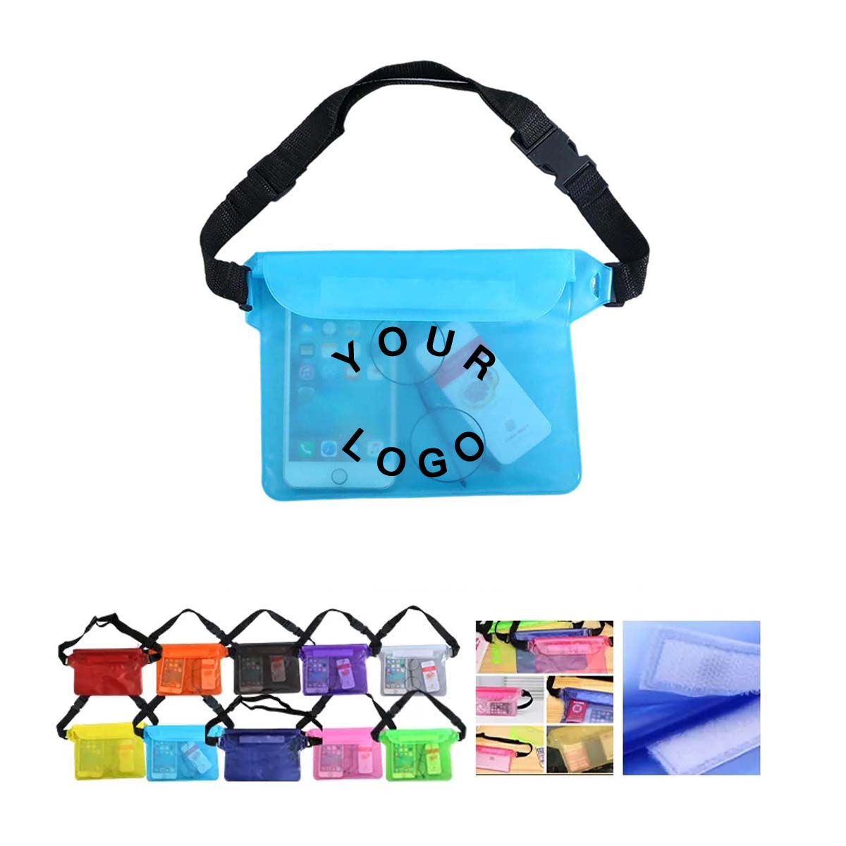 Transparent PVC Phone Pouch for Swimming and Travel 2