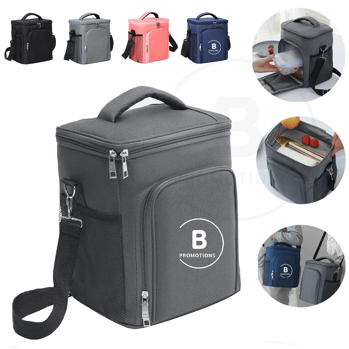Portable Insulated Cooler Lunch Bag 3