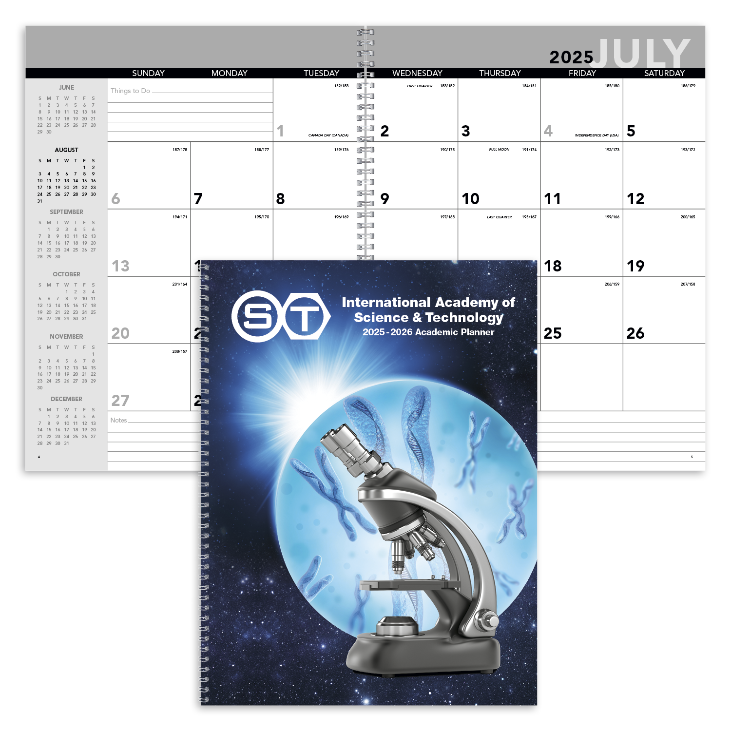 Triumph® Calendars Academic Year Desk Planner with Custom Cover 2