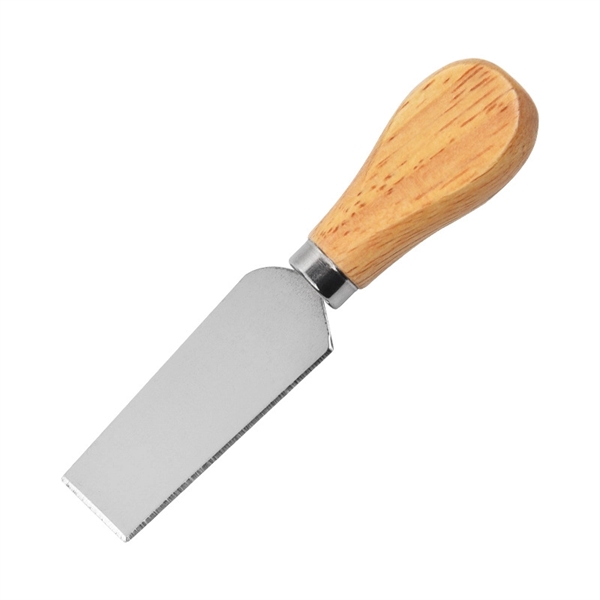 4 Pieces Set Cheese Knives with Bamboo Wood Handle 2