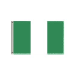 National Flag, Nigeria, Single-Sided - 96"W x 60"H 1