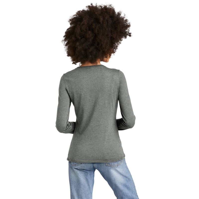 District Women's Perfect Tri Long Sleeve V-Neck Tee 22
