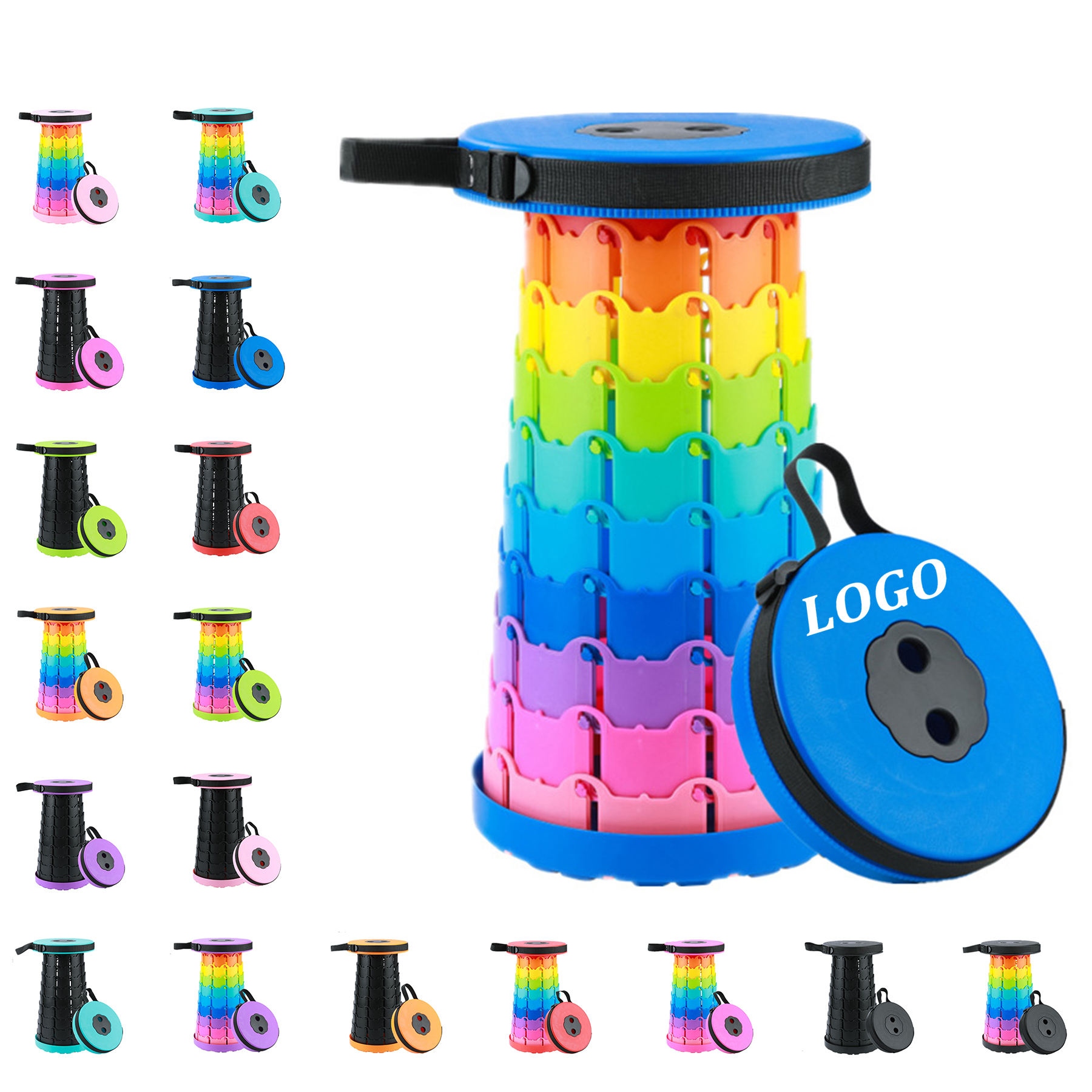 Upgraded Folding Stool Lightweight Yet More Sturdy 14