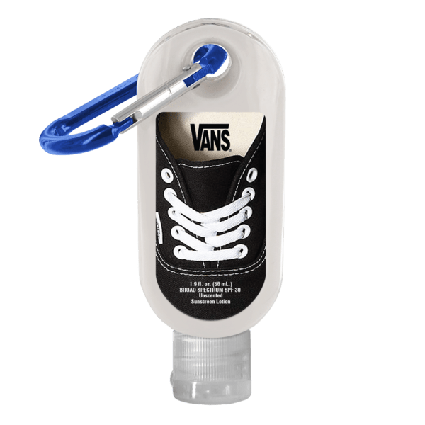 1.9 oz. SPF 30 Sunscreen in Clear Bottle with Carabiner 27