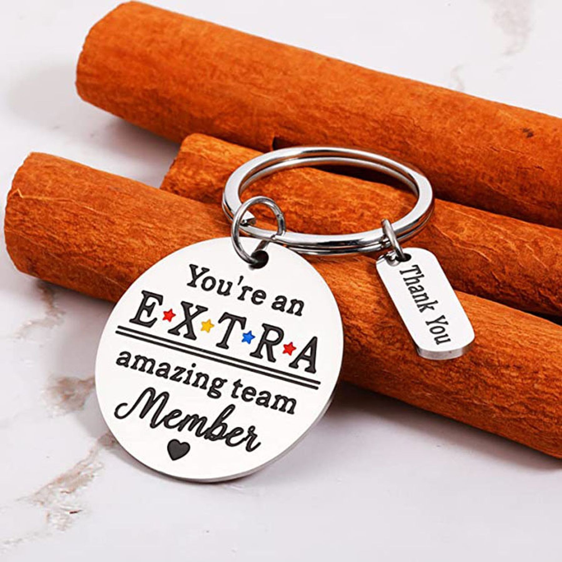Custom Team Inspirational Key Rings Promotional Keychain 2