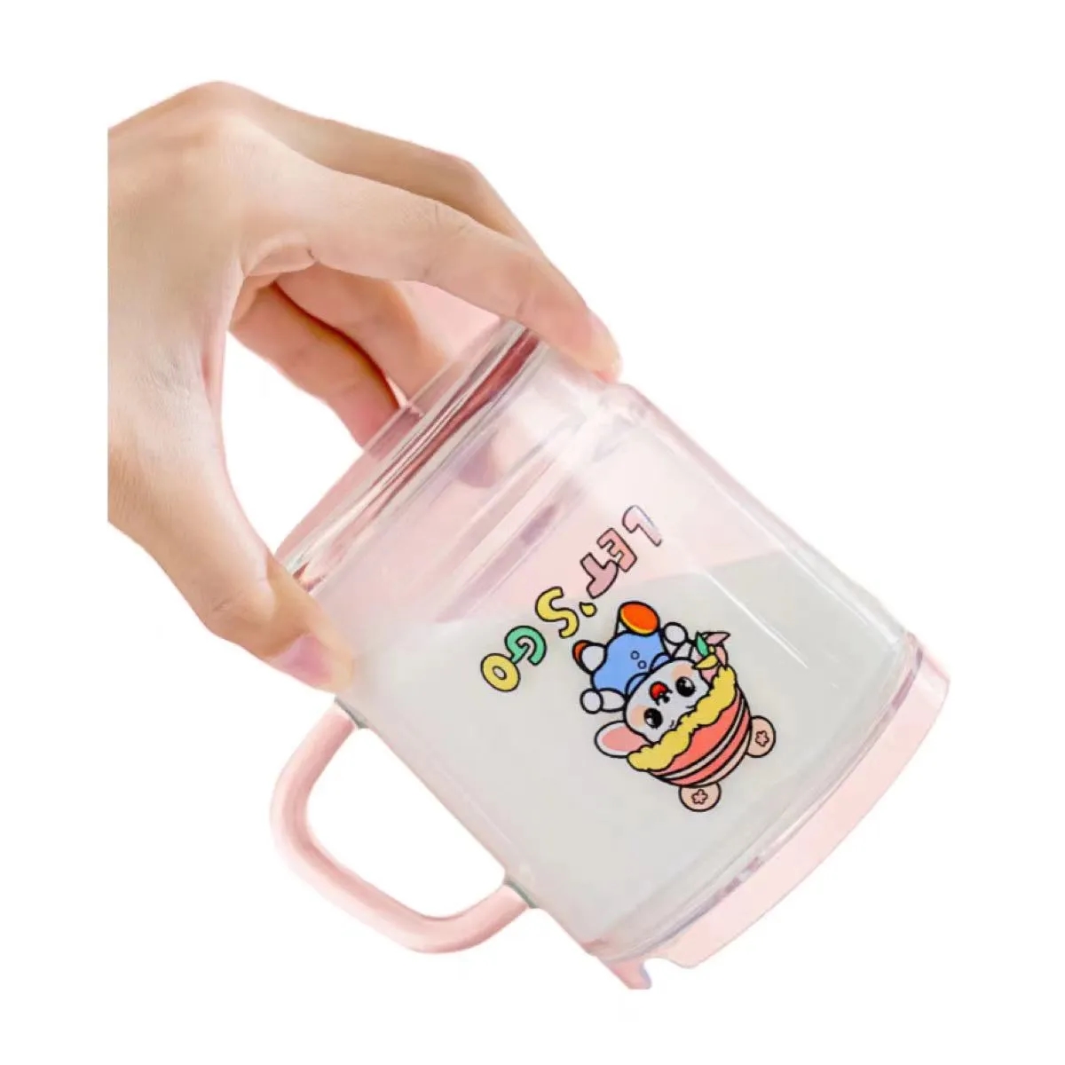 Glass Drinking Straw Cups 2