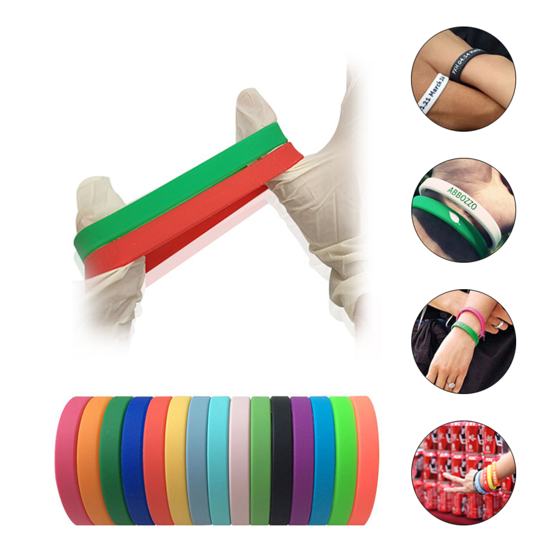 Flexible Silicone Wristband 1