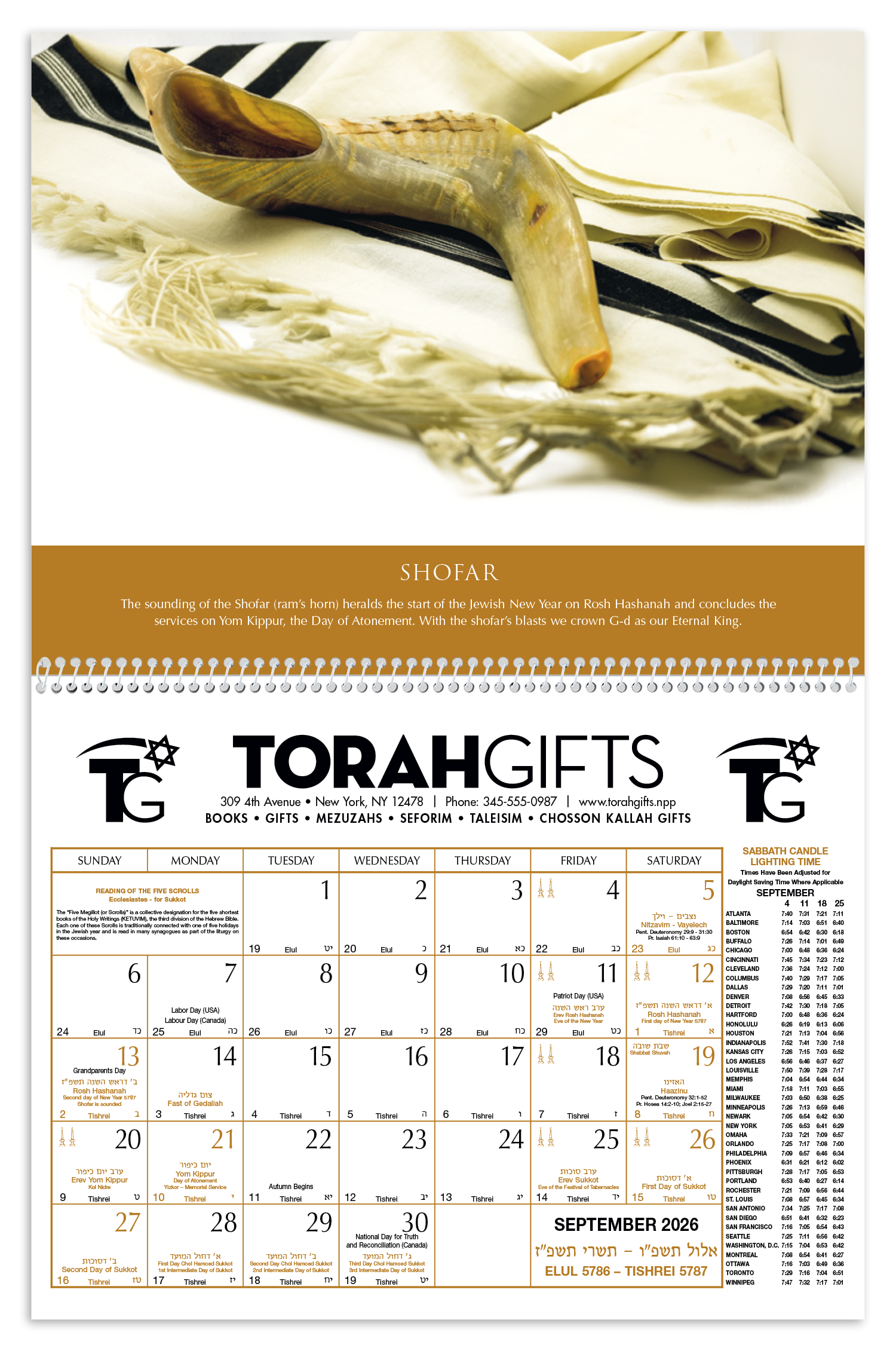 Triumph® Calendars Jewish Heritage Calendar 36