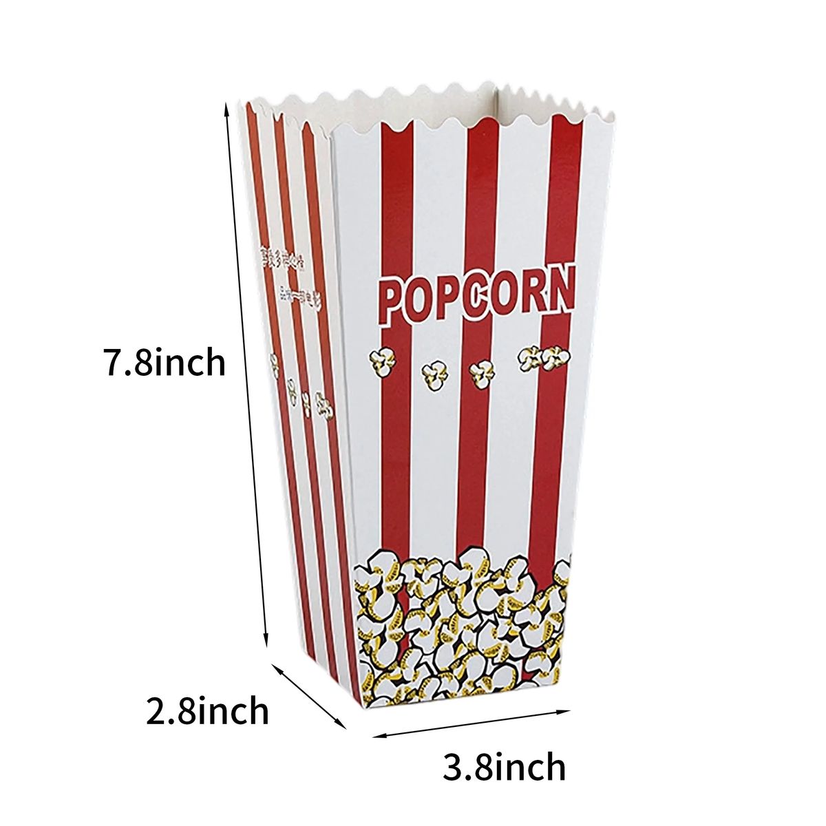 Grease-Resistant Popcorn Bucket 46oz Scoop Style for Movie Nights 3