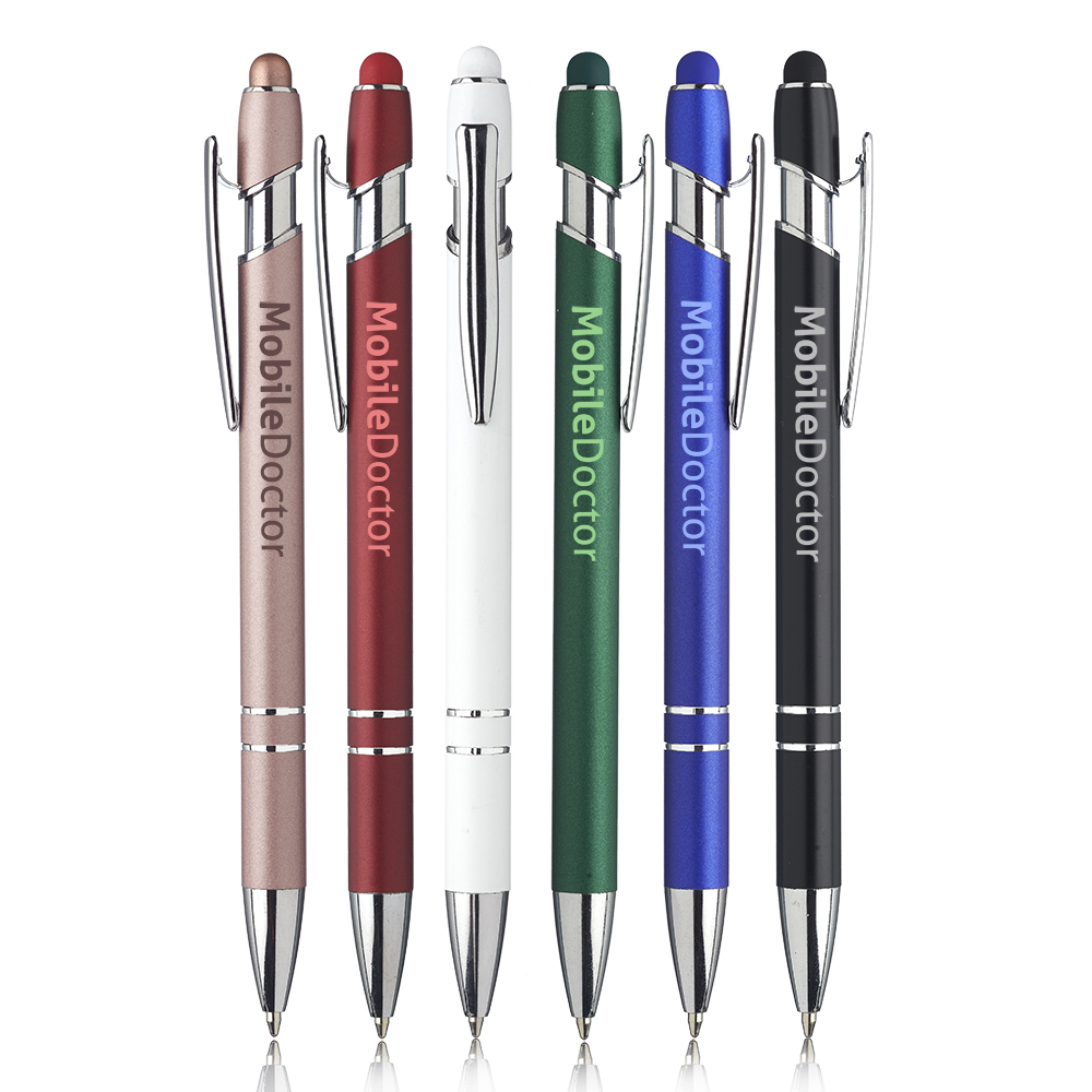 Sleek Metal Stylus Pen with Chrome Trim 15